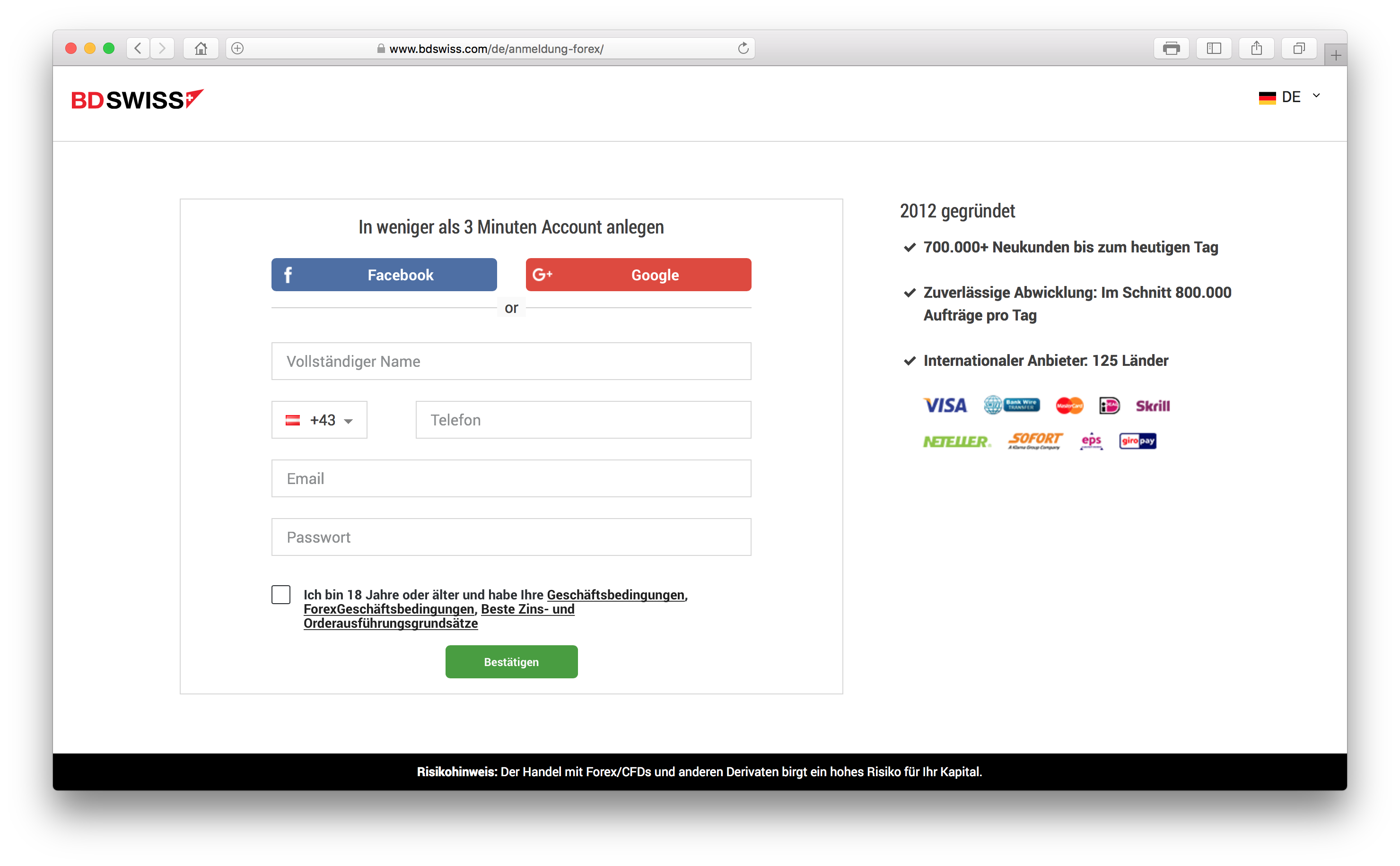 BDSwiss BETRUG? Erfahrungen & Vergleich 12/2025 + kritischer Test!